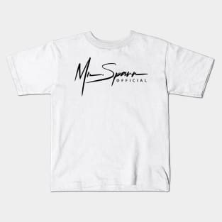 Mr. Spann Black Kids T-Shirt